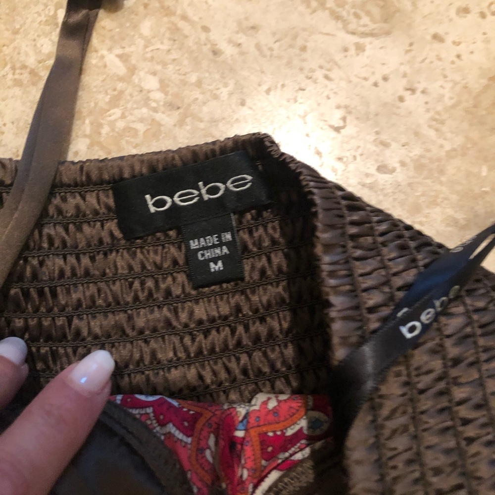 BEBE STRAPLESS TOP - Picture 2 of 3